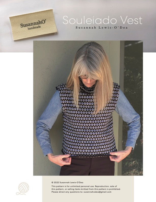 Souleiado Mock Neck Vest Pattern