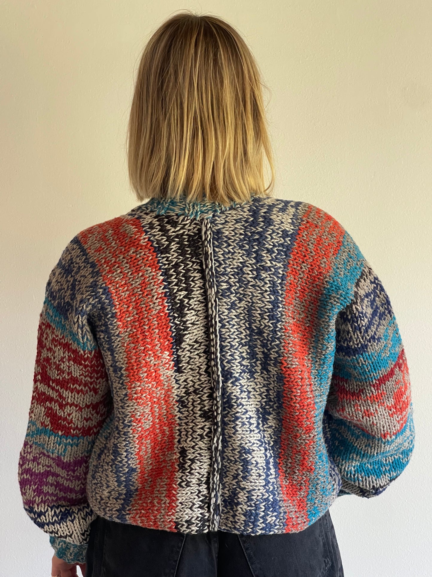 Chunky Cropped Marled Cardi