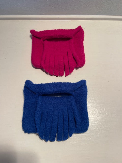 Felted Clutch with Fringe